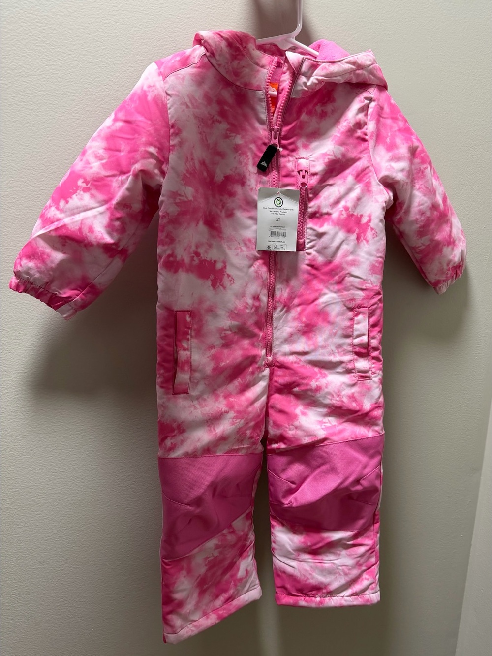 Ozark Trail Pink Tie Dye Snow Suit